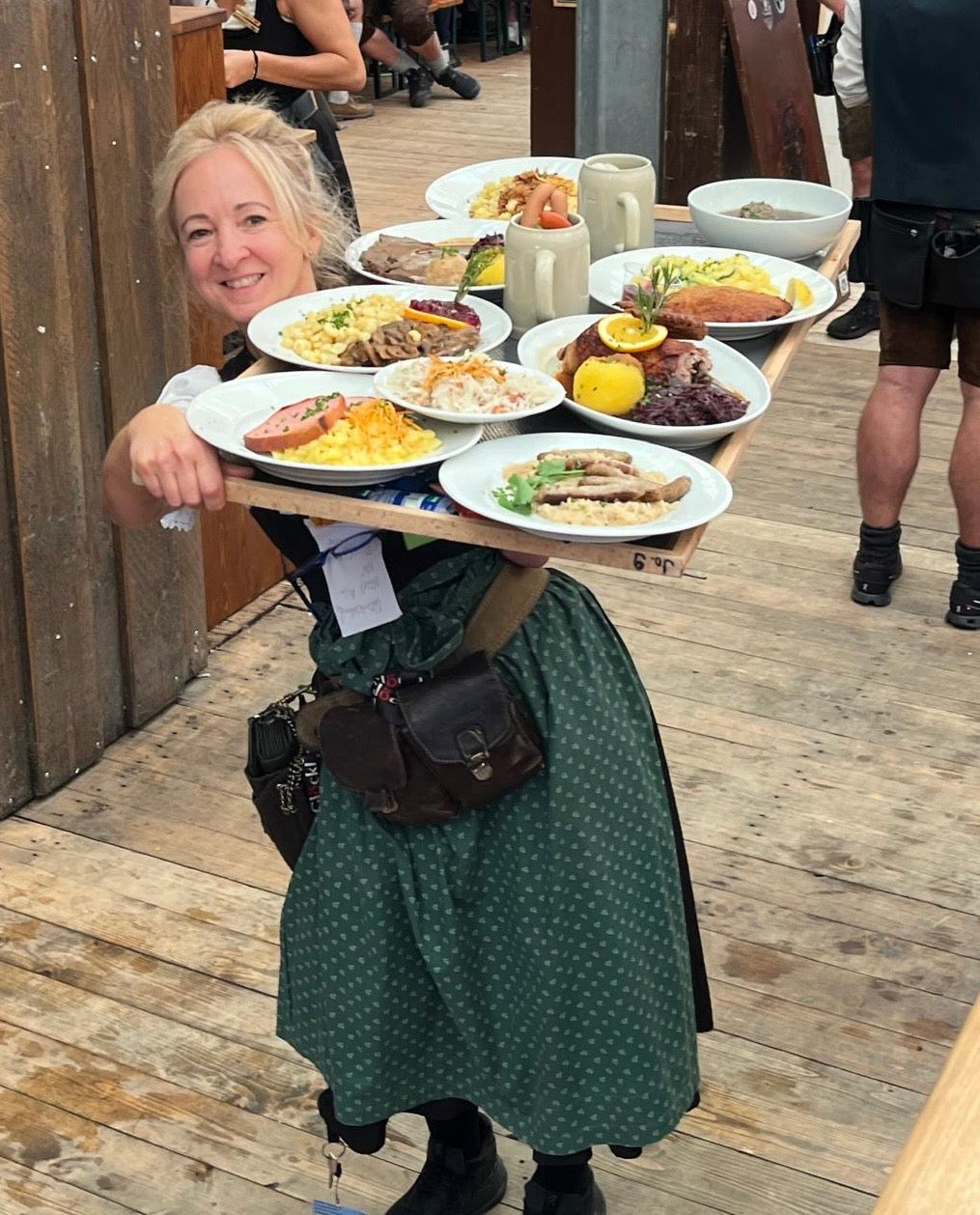 Kellnertablett "Gastro Deluxe 2.0" inkl. integrierter Kunststoff-Auflage