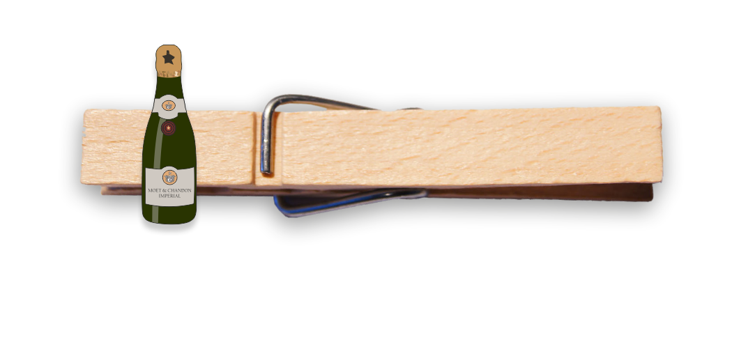 Glubbal Champagnerflasche
