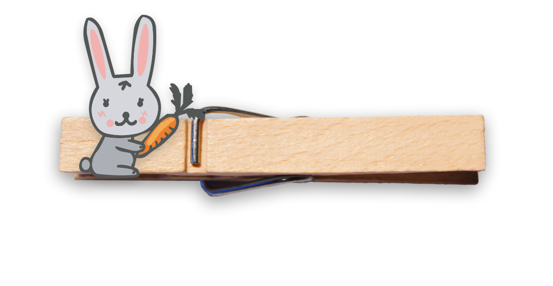 Glubbal Hase mit Karotten