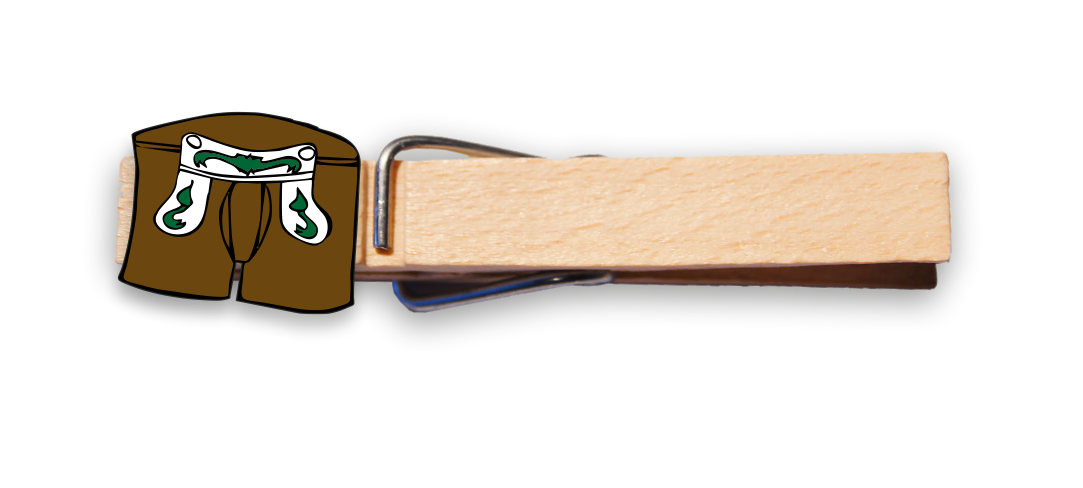 Glubbal Lederhose kurz