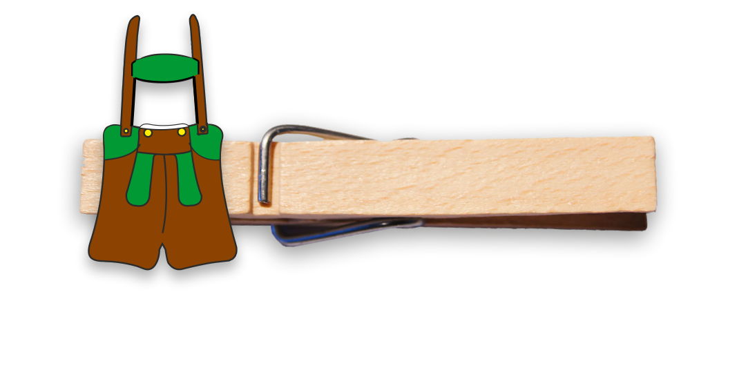 Glubbal Lederhose mit Träger