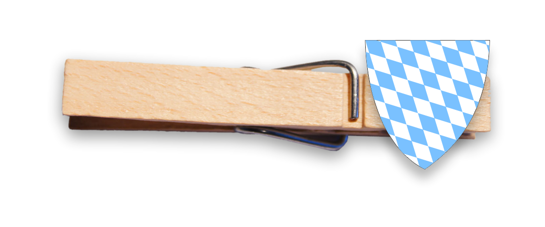 Glubbal Bayernrauten Schild