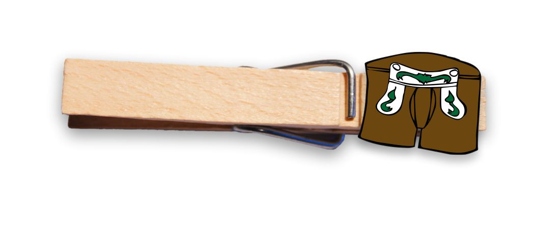 Glubbal Lederhose kurz