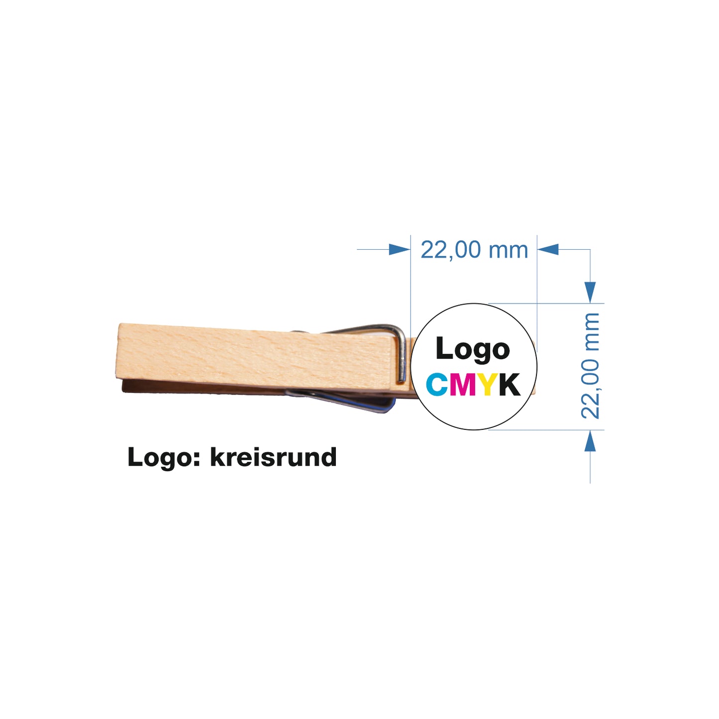 Glubbal mit deinem Firmenlogo – dein individuelles Klammer-Paket