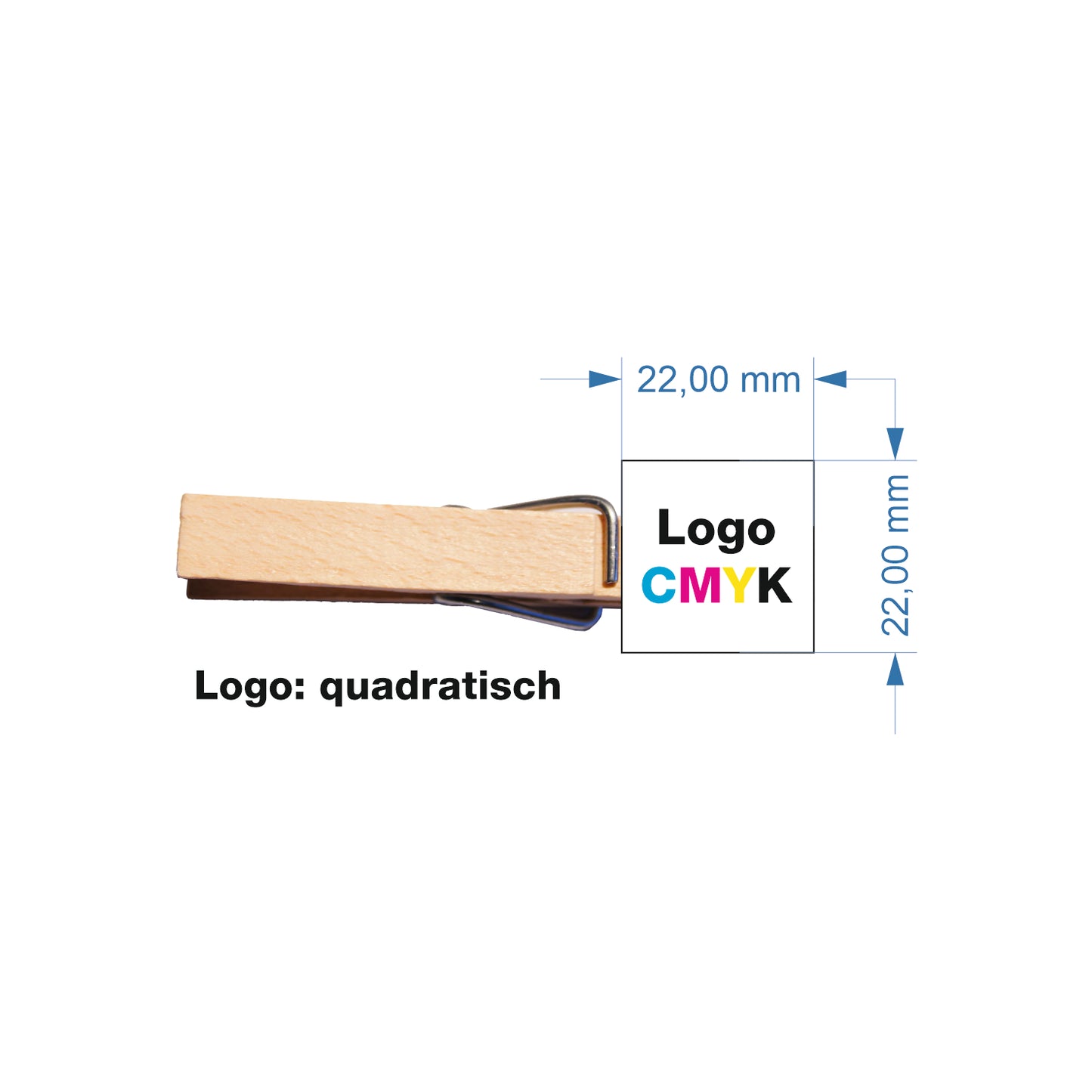 Glubbal mit deinem Firmenlogo – dein individuelles Klammer-Paket